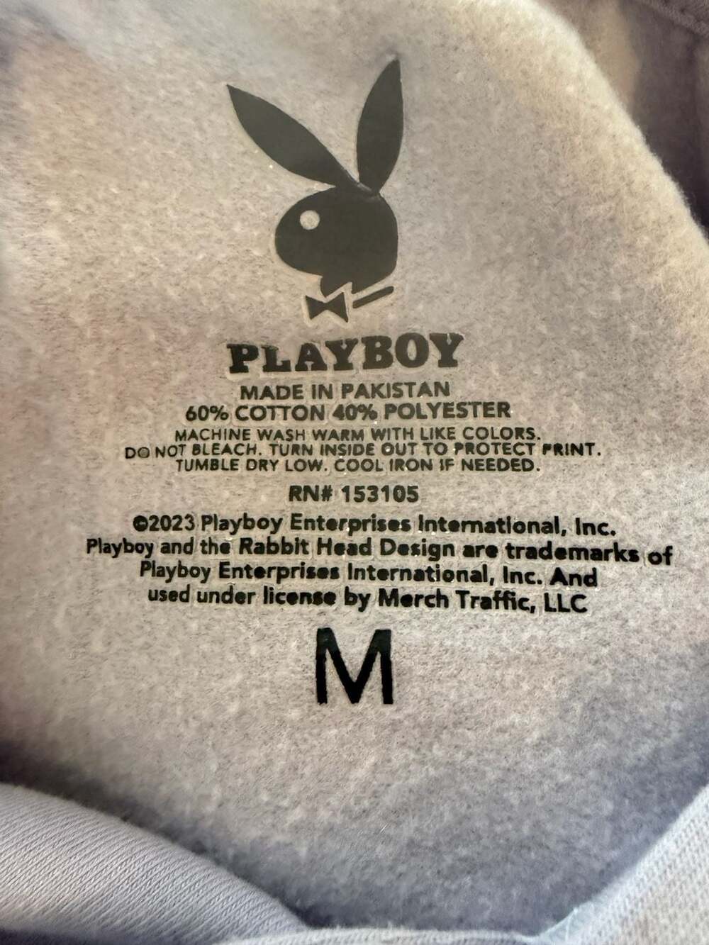 Playboy Bunny Logo Pullover Hoodie - Picture 7 of 7